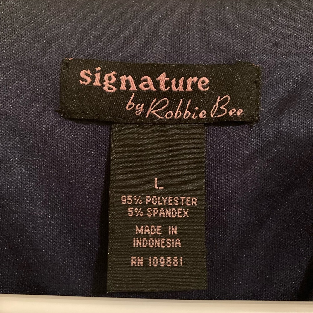 Signature by Robbie Lee Multicolor Knee-Length Pleated Dress - Picture 3 of 3